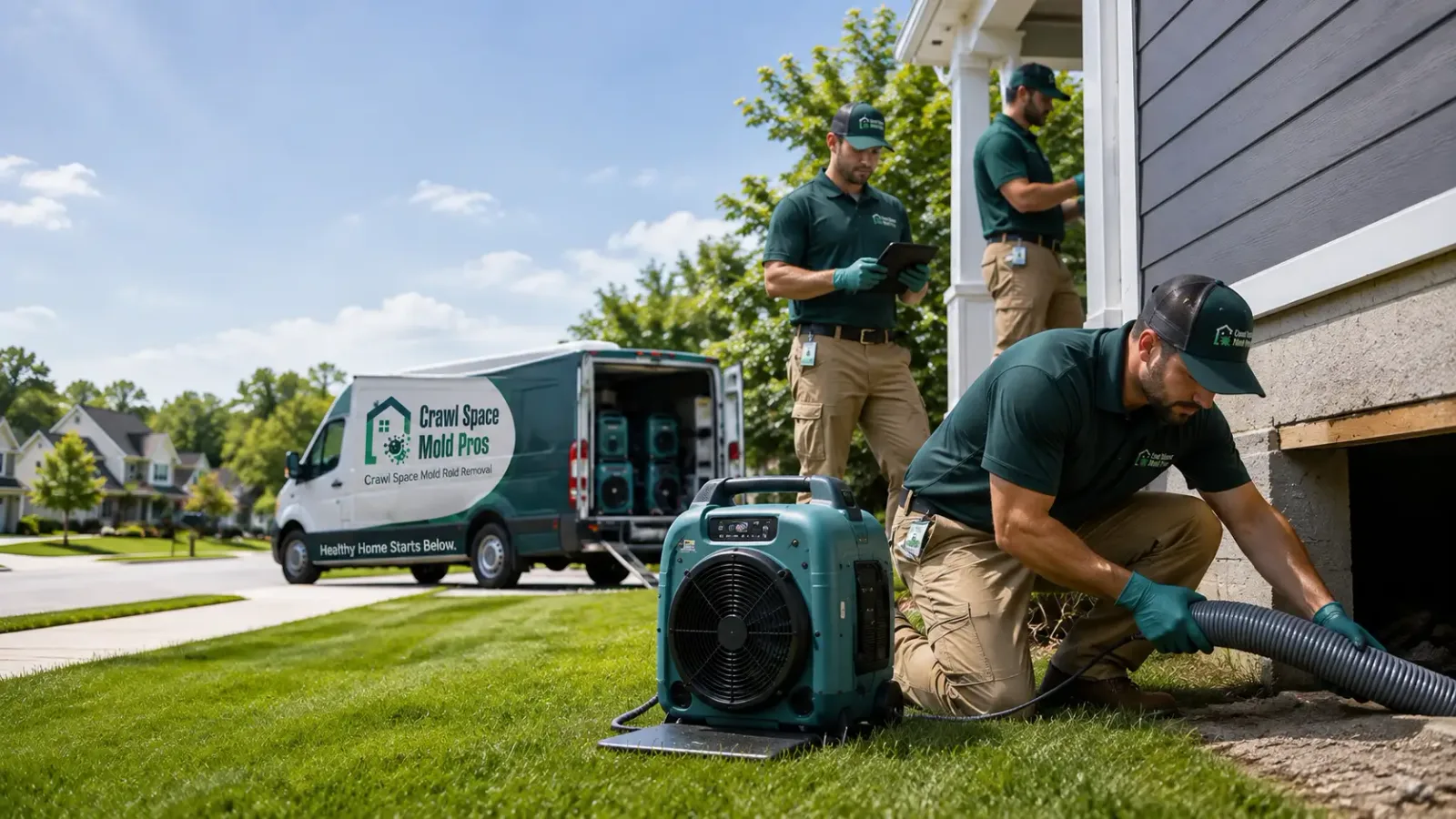 Crawl Space Mold Removal in East Springfield, OH